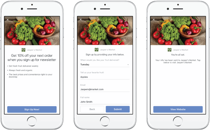 facebook leads form 1